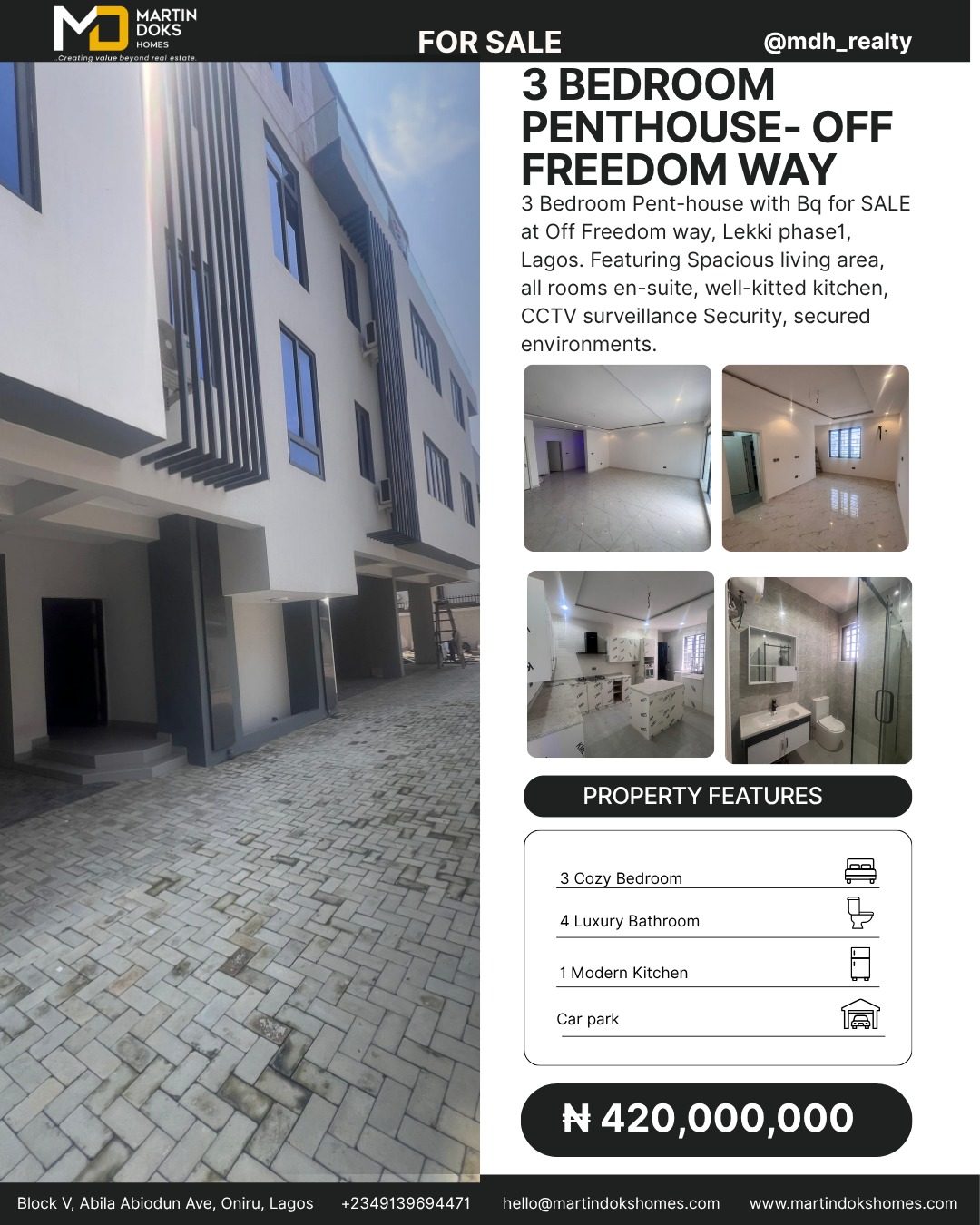 3 BEDROOM PENTHOUSE