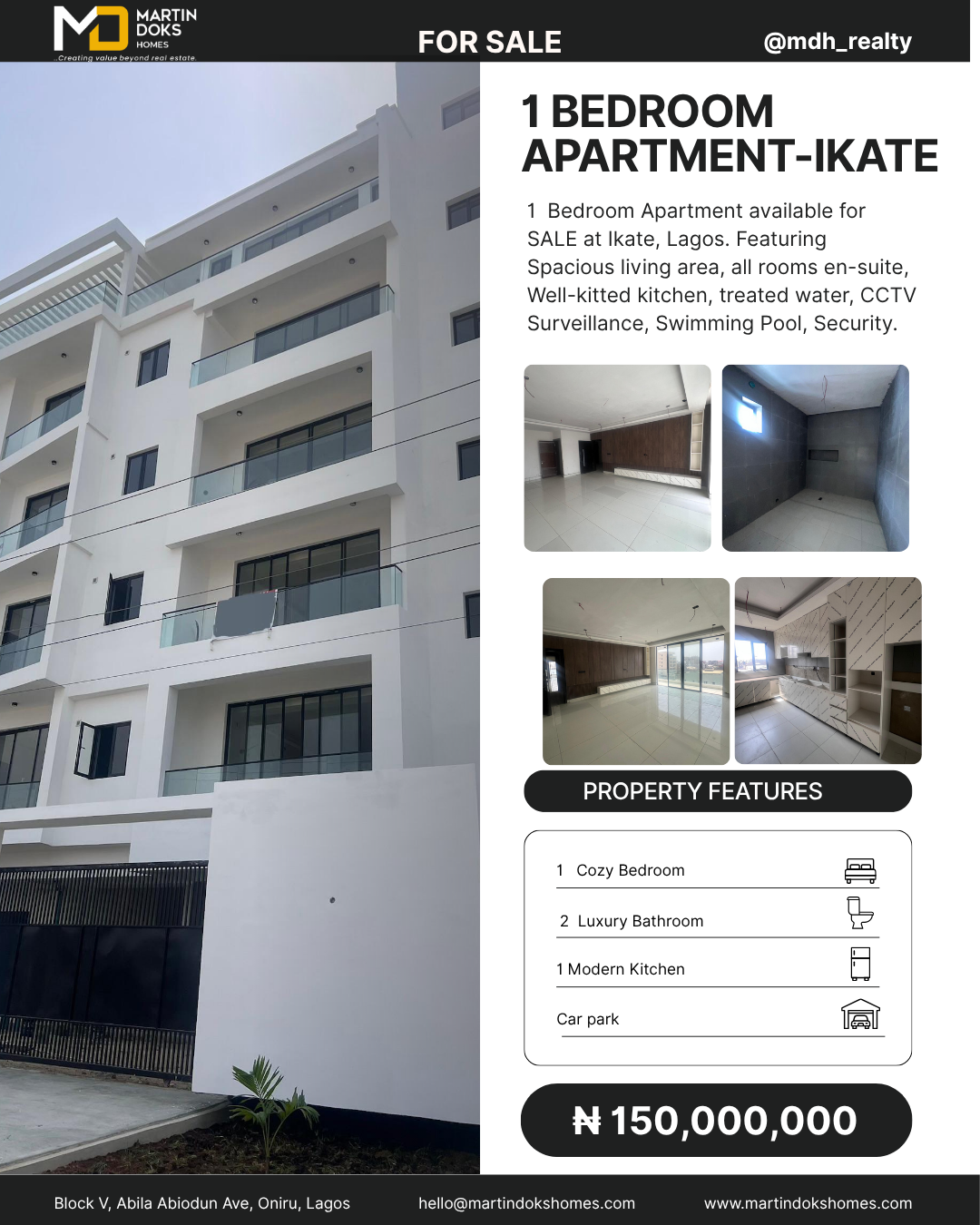 1 BEDROOM APARTMENT