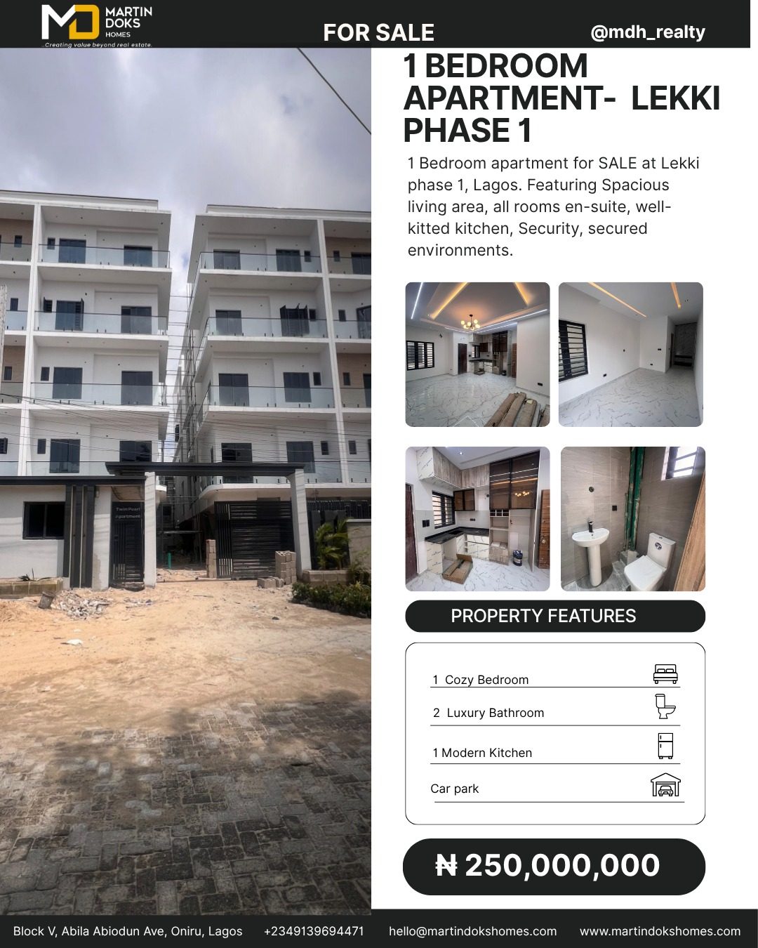 1 BEDROOM APARTMENT