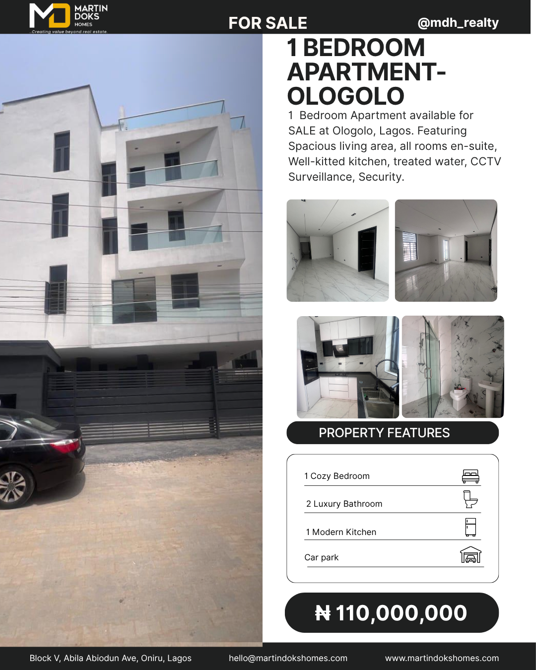 1 BEDROOM APARTMENT