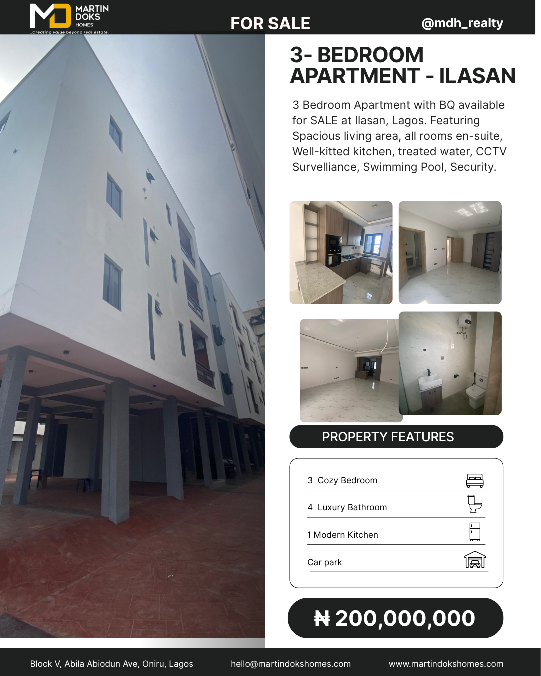 3-Bedroom Apartment