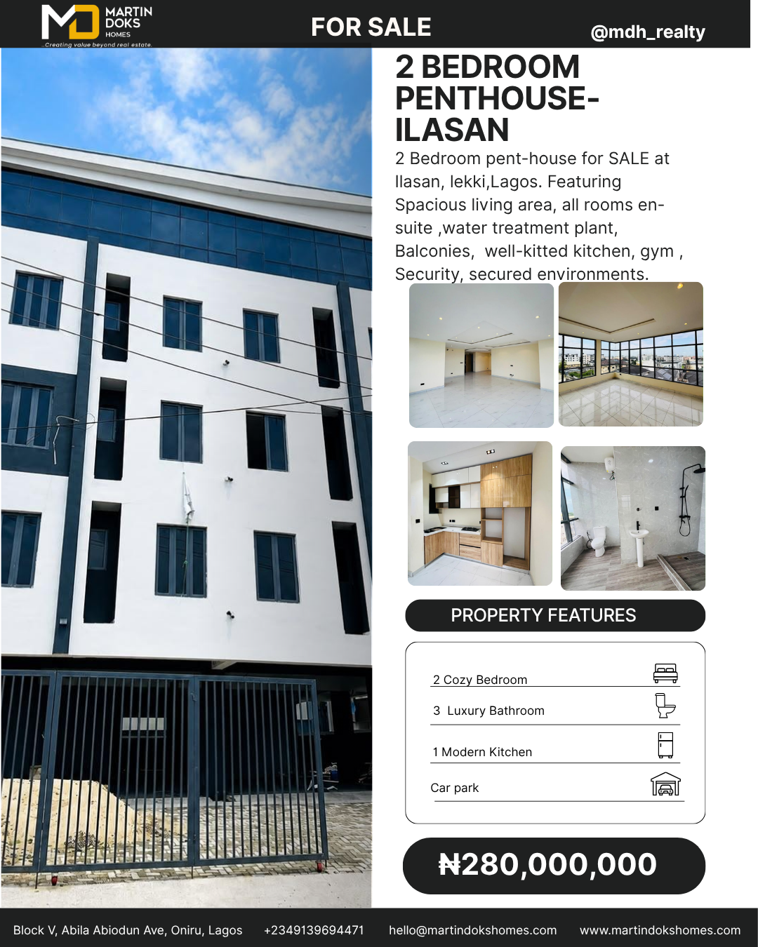 TWO BEDROOM PENTHOUSE