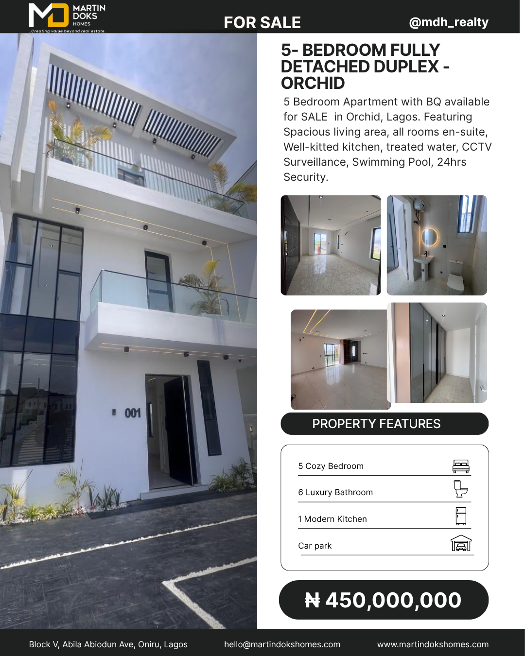 5-Bedroom Fully Detached Duplex