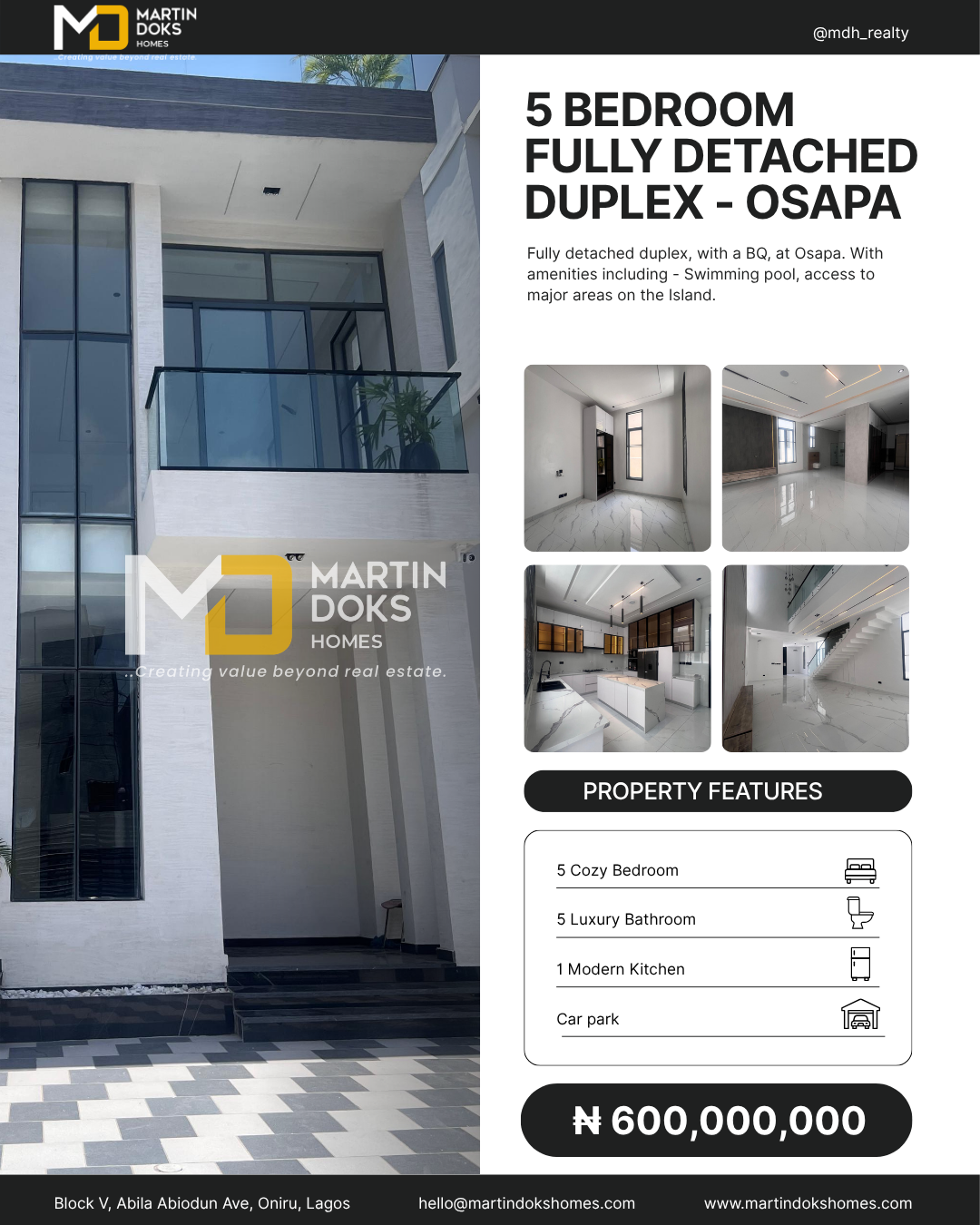 5-Bedroom Fully Detached Duplex