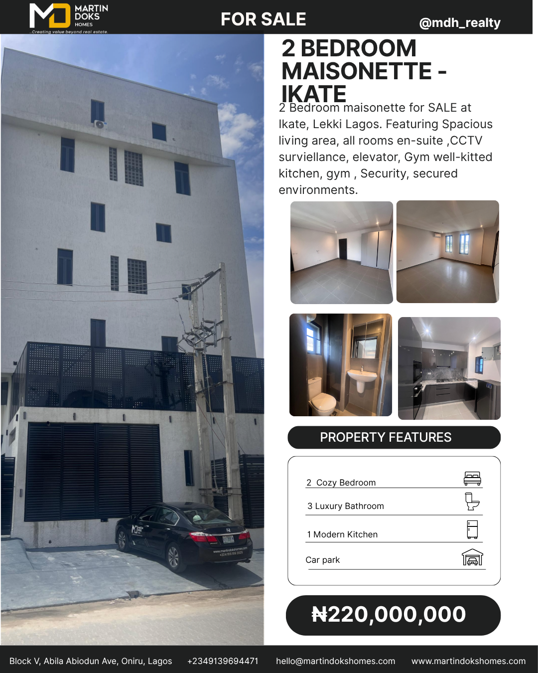 2 BEDROOM MAISONETTE